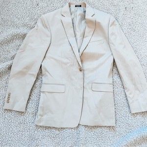 mens beige Saddlebred formal jacket size 38R